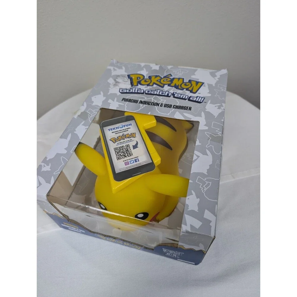 Teknofun Pokemon Pikachu Induction & USB Charger (for older phones only)